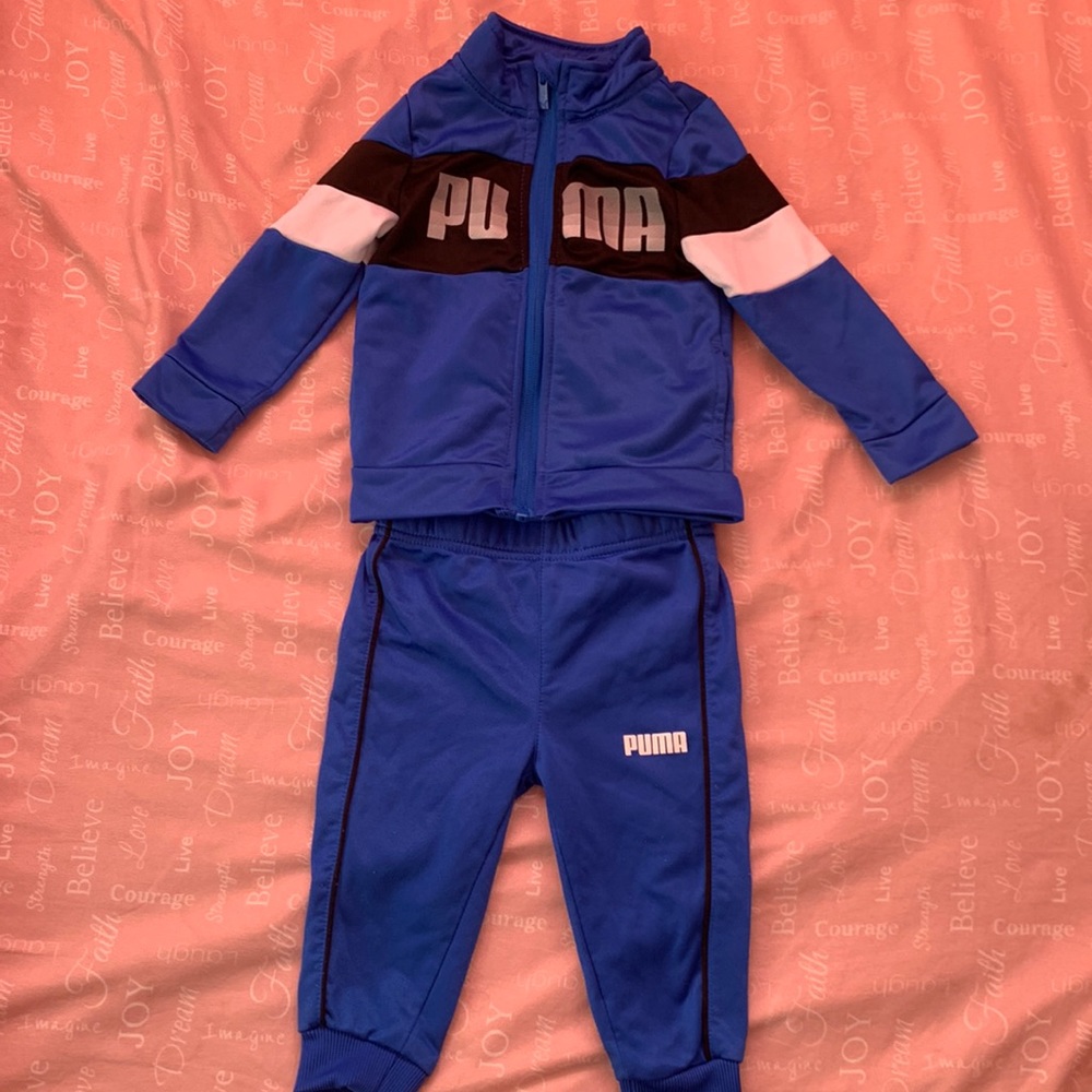 Baby boy Puma matching set, GREAT condition, only worn twice.